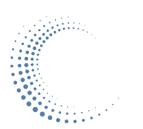 blue round background